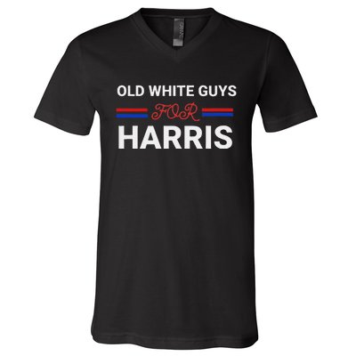 Old White Guys For Harris Kamala V-Neck T-Shirt