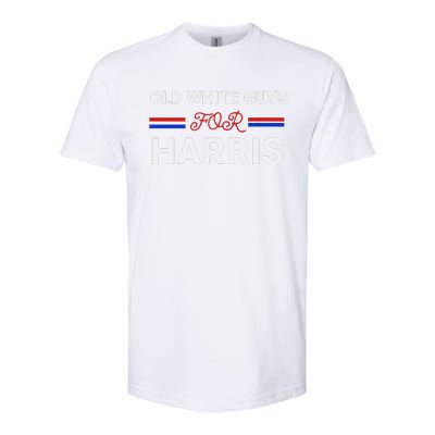 Old White Guys For Harris Kamala Softstyle CVC T-Shirt