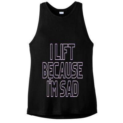 Oversized  Weightlifting Gym Pump Cover Ladies PosiCharge Tri-Blend Wicking Tank
