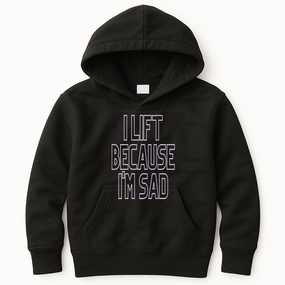 Oversized  Weightlifting Gym Pump Cover Kids Hoodie