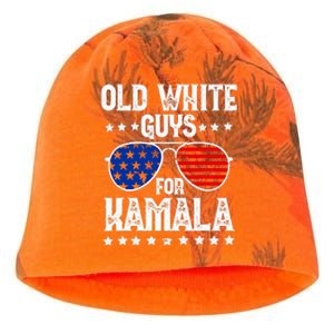 Old White Guys For Kamala Harris Vote 2024 Potus Kati - Camo Knit Beanie