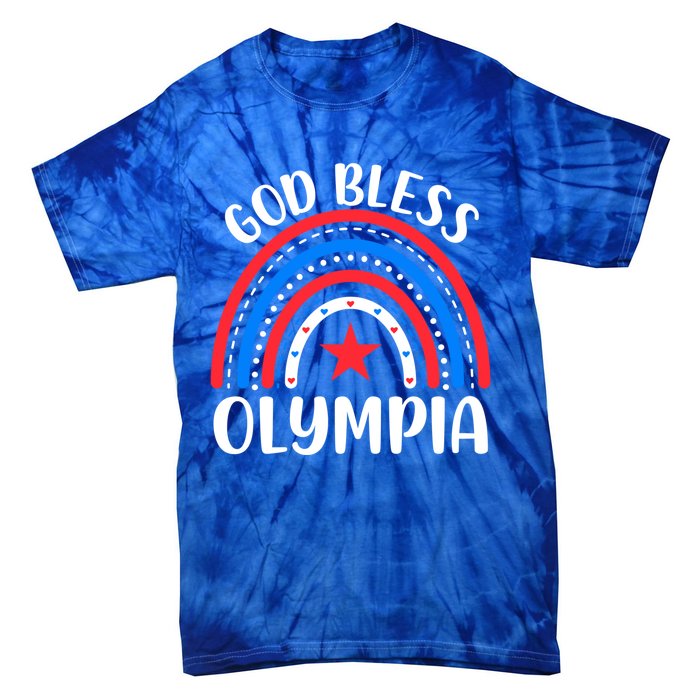 Olympia Washington Great Gift I Love Olympia Usa Gift Tie-Dye T-Shirt