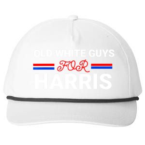 Old White Guys For Harris Kamala Snapback Five-Panel Rope Hat