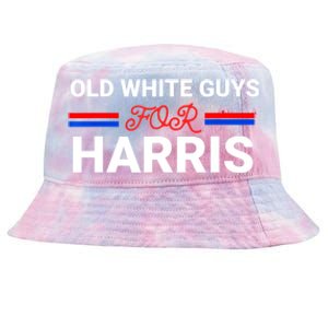 Old White Guys For Harris Kamala Tie-Dyed Bucket Hat