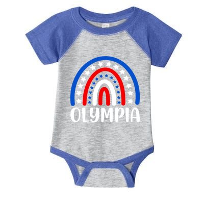 Olympia Washington Gift I Love Olympia Usa Gift Infant Baby Jersey Bodysuit