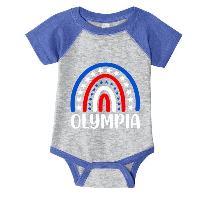 Olympia Washington Gift I Love Olympia Usa Gift Infant Baby Jersey Bodysuit