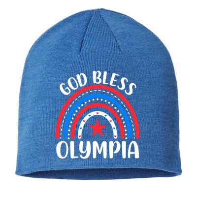 Olympia Washington Gift I Love Olympia Usa Gift Sustainable Beanie