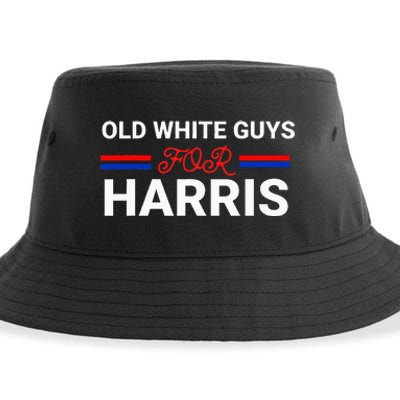 Old White Guys For Harris Kamala Sustainable Bucket Hat