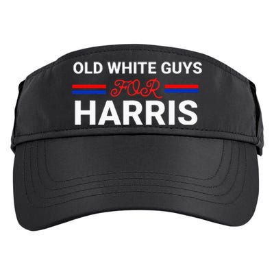 Old White Guys For Harris Kamala Adult Drive Performance Visor