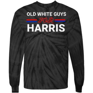 Old White Guys For Harris Kamala Tie-Dye Long Sleeve Shirt