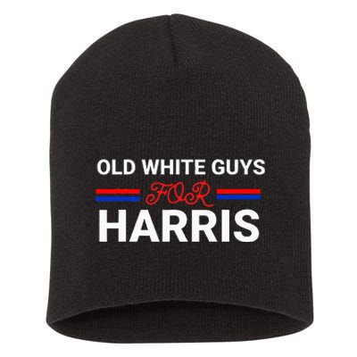 Old White Guys For Harris Kamala Short Acrylic Beanie