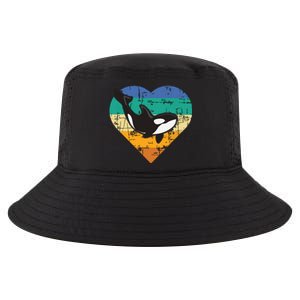 Orca Whale Heart Whale Lover Marine Biologist Whales Cool Comfort Performance Bucket Hat