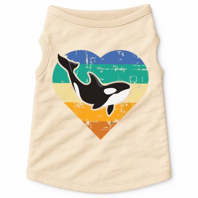 Orca Whale Heart Whale Lover Marine Biologist Whales Doggie Tank