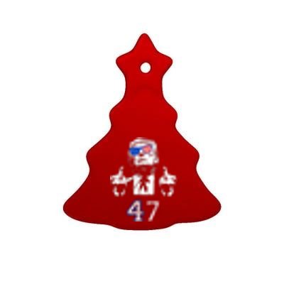 Of White House Donald Trump Ceramic Tree Ornament