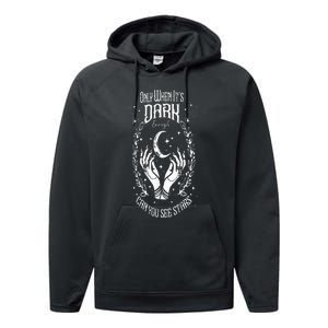 Only When It’S Dark Enough Can You See Stars Harris 2024 Performance Fleece Hoodie