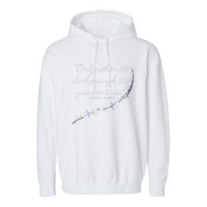 Only When It’S Dark Enough Can You See Stars Kamala Harris Garment-Dyed Fleece Hoodie