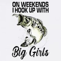 On Weekends I Hook Up With Big Girls Cooling Performance Crew T-Shirt