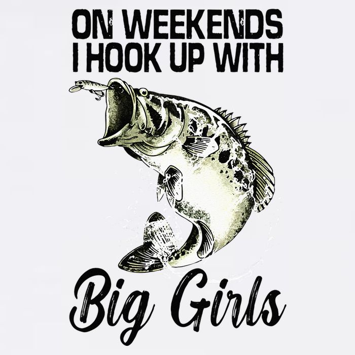 On Weekends I Hook Up With Big Girls Cooling Performance Crew T-Shirt