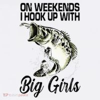 On Weekends I Hook Up With Big Girls 11oz C Handle Ceramic Mug