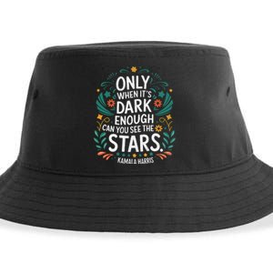 Only When It’S Dark Enough Can You See Stars Kamala Harris Sustainable Bucket Hat