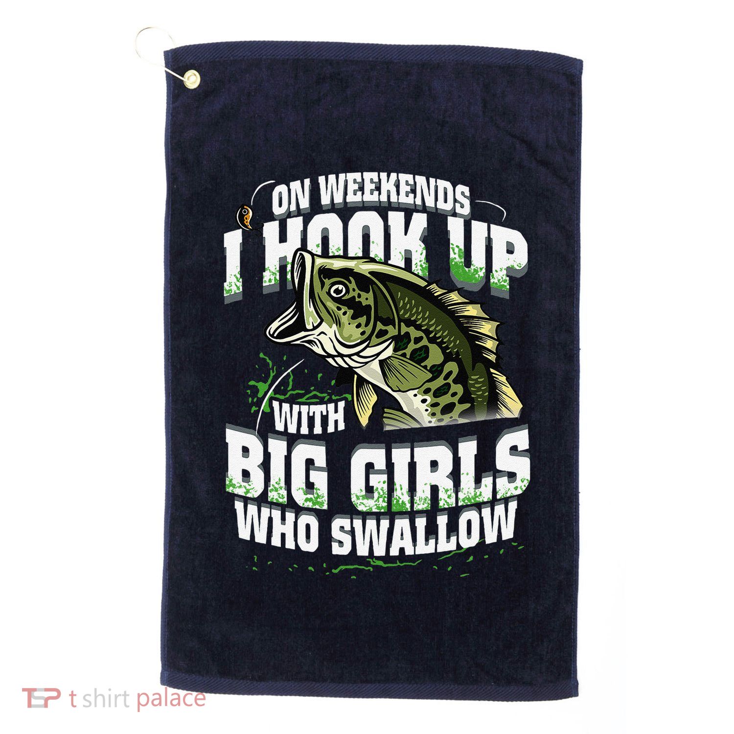 On Weekends I Hook Up With Big Girl Who Swallow Fishing Golf Towel