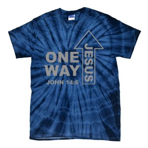 One Way Jesus Christian Tie-Dye T-Shirt