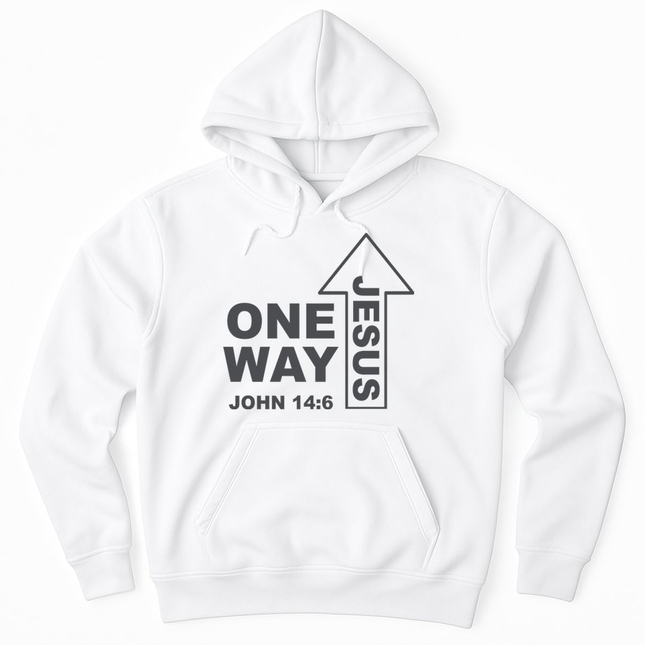 One Way Jesus Christian Hoodie