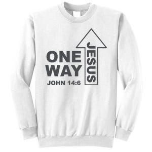 One Way Jesus Christian Sweatshirt