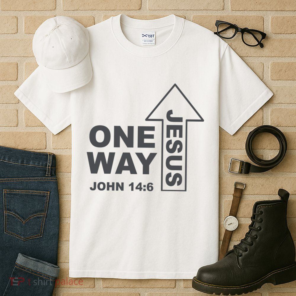 One Way Jesus Christian Tall T-Shirt