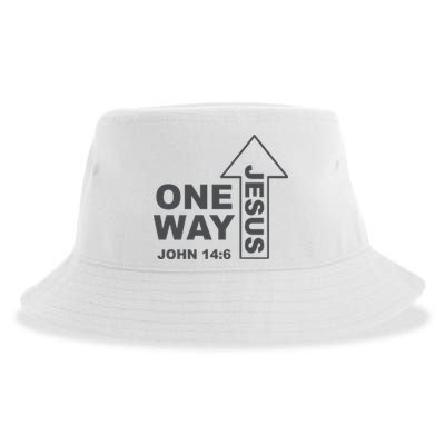 One Way Jesus Christian Sustainable Bucket Hat