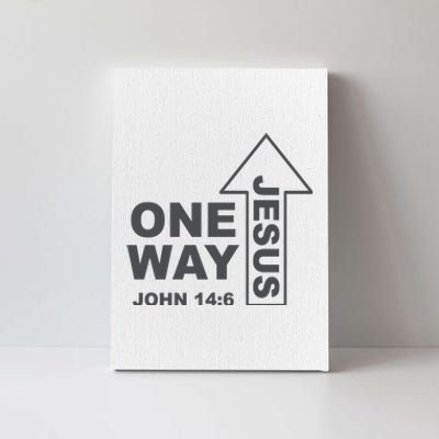 One Way Jesus Christian Canvas