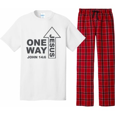 One Way Jesus Christian Pajama Set