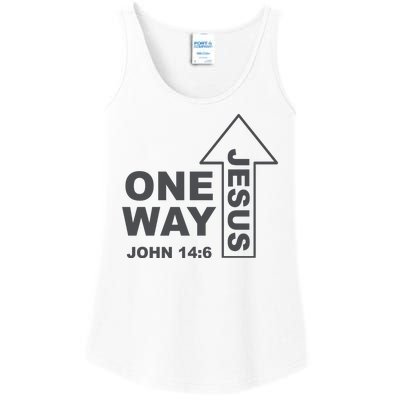 One Way Jesus Christian Ladies Essential Tank