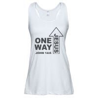 One Way Jesus Christian Ladies Essential Flowy Tank