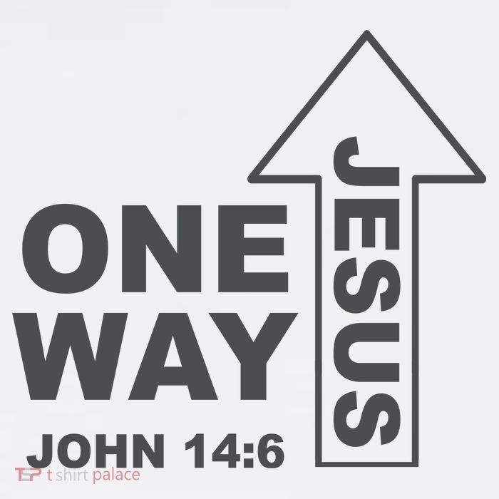 One Way Jesus Christian Cooling Performance Long Sleeve Crew