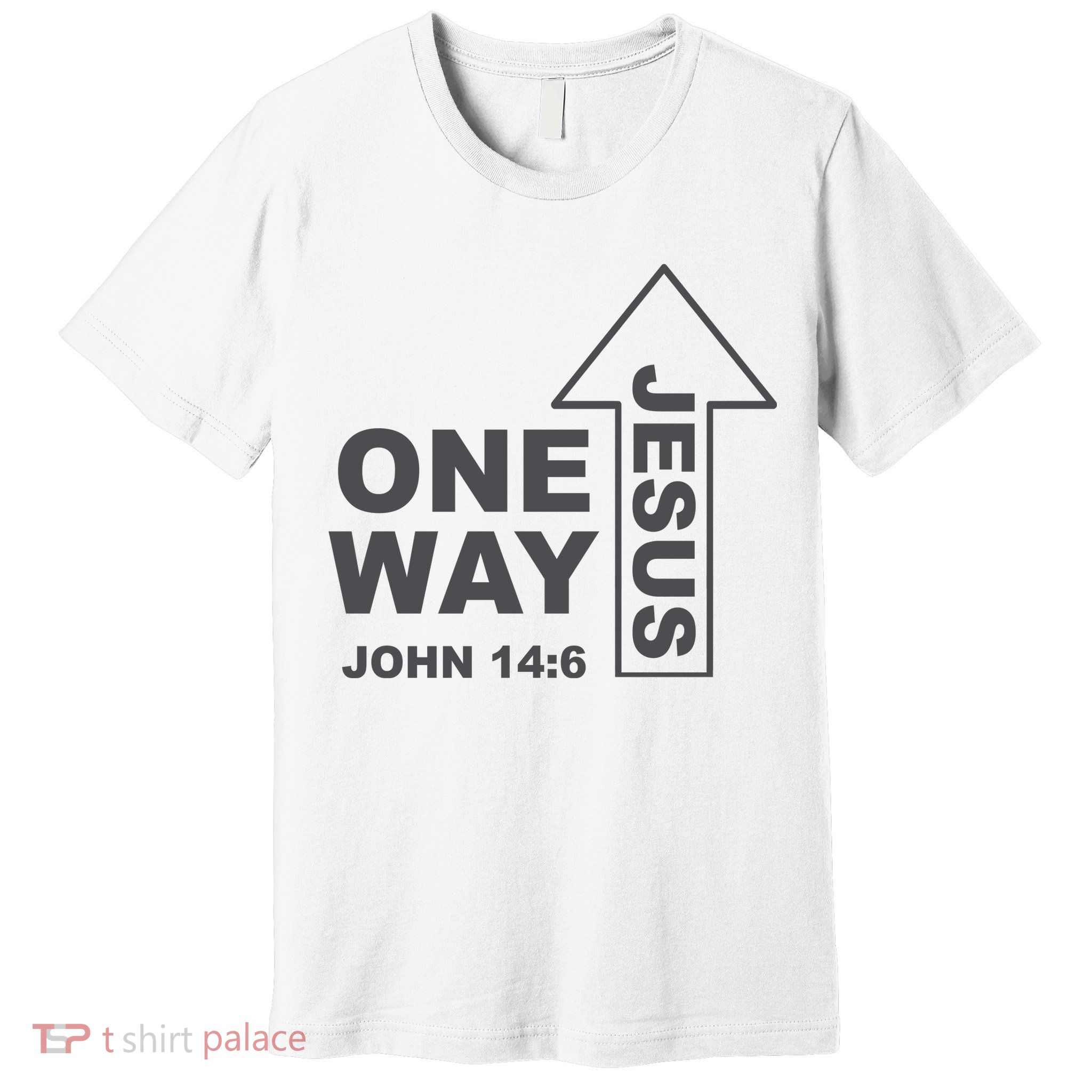 One Way Jesus Christian Premium T-Shirt