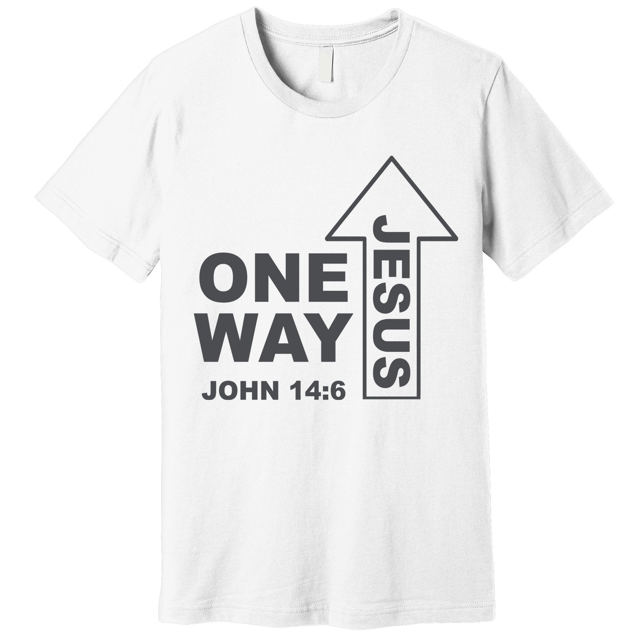 One Way Jesus Christian Premium T-Shirt