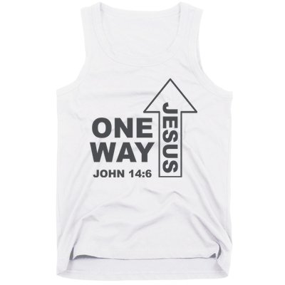 One Way Jesus Christian Tank Top