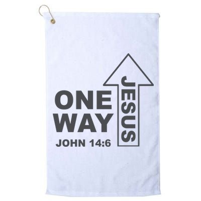One Way Jesus Christian Golf Towel