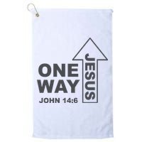 One Way Jesus Christian Golf Towel