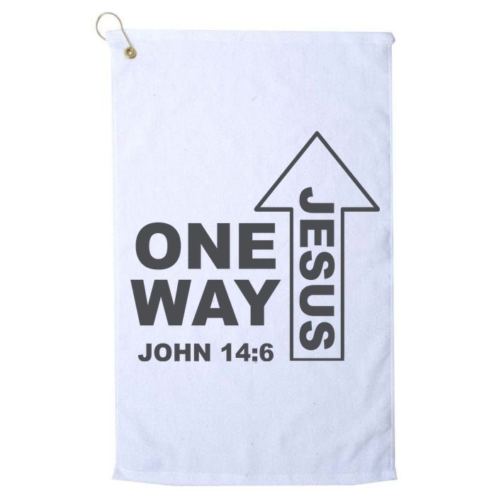 One Way Jesus Christian Golf Towel