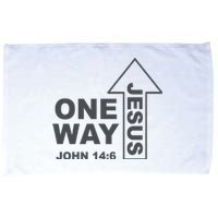 One Way Jesus Christian Microfiber Hand Towel