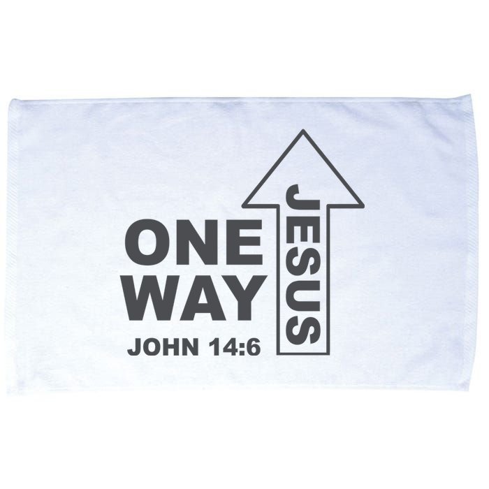 One Way Jesus Christian Microfiber Hand Towel