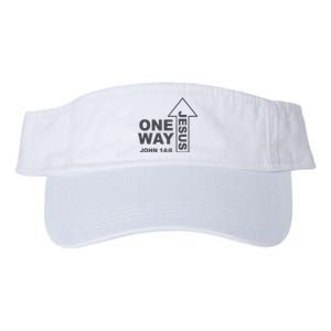 One Way Jesus Christian Valucap Bio-Washed Visor