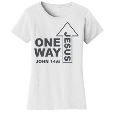 One Way Jesus Christian Women's T-Shirt