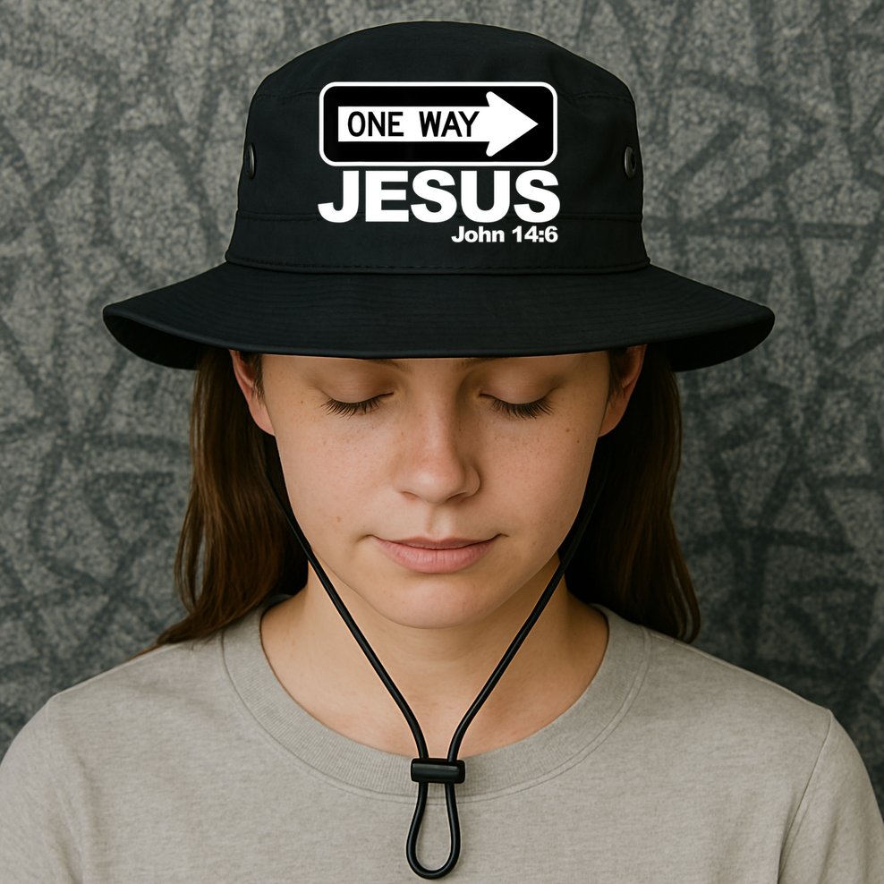 One Way John 146 Jesus Bucket Hat