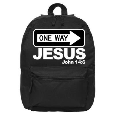 One Way John 146 Jesus 16 in Basic Backpack