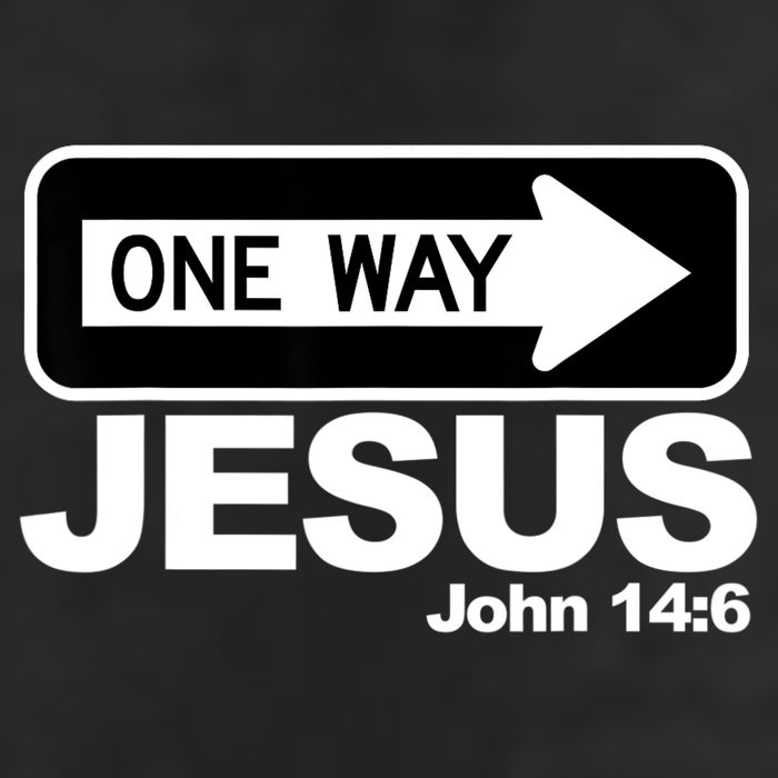 One Way John 146 Jesus Golf Towel