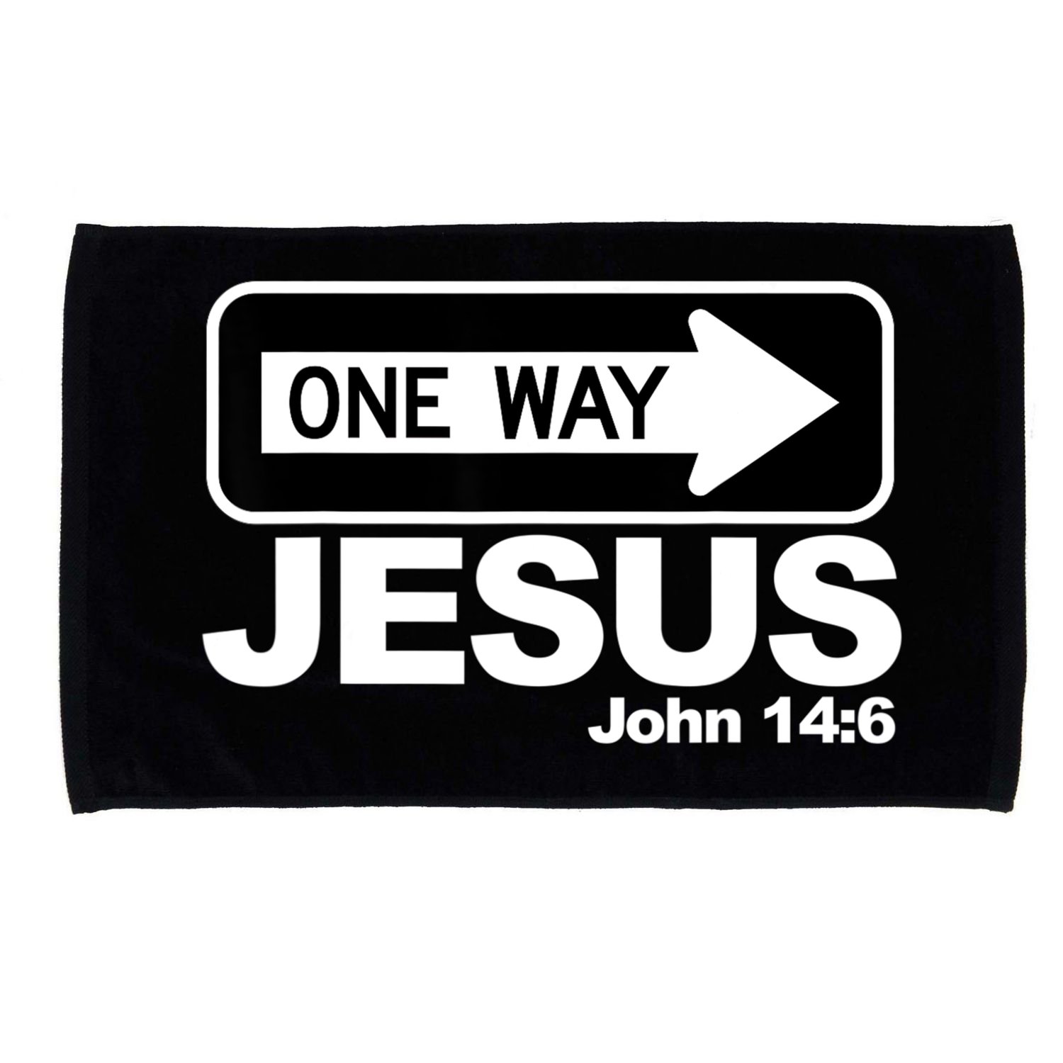 One Way John 146 Jesus Microfiber Hand Towel