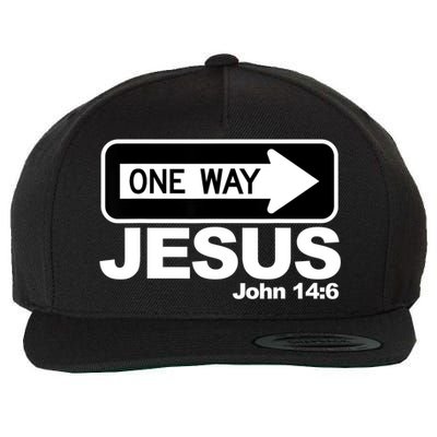 One Way John 146 Jesus Wool Snapback Cap